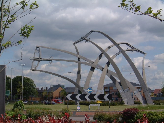 The Spitfire Memorial at Castle Bromwich